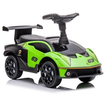 TURBO CHALLENGE - Lamborghini - Trotteur - 119710 - Roues Libres - Vert - 25Kg Max - Plastique - Piles Non Incluses - Jouet Enfant - Cadeau - À Partir de 12 mois 3