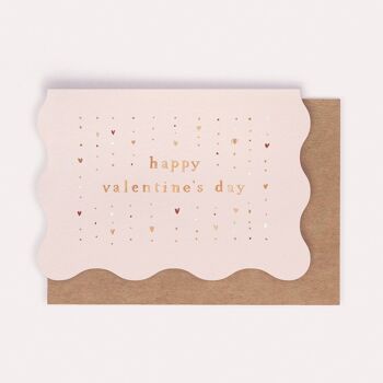 Carte de Saint-Valentin Coeurs | Carte de la Saint-Valentin | Carte d'amour 1