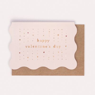 Tarjeta de San Valentín de Corazones | Tarjeta del día de San Valentín | Tarjeta de amor