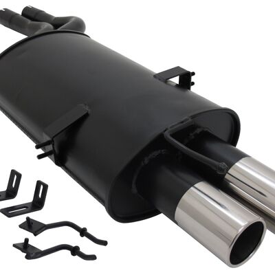 Sports exhaust BMW E46 (346L/C) - double tailpipe