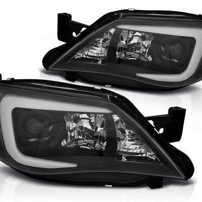 Scheinwerfer mit Standlicht SUBARU IMPREZA III GH 07-12 TUBE BLACK