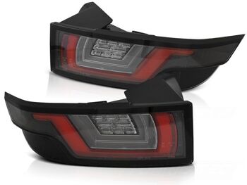 Feux arrières LAND ROVER RANGE ROVER EVOQUE 11-18 ROUGE CLAIR NOIR LED