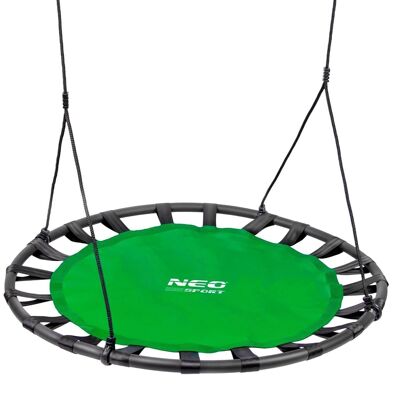 Nest swing 120 cm green - up to 150 kg - with polyester ropes