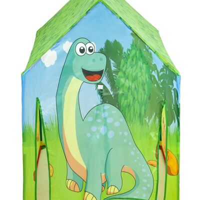 Tenda da gioco - tema dinosauri - 70x95x100 cm - poliestere