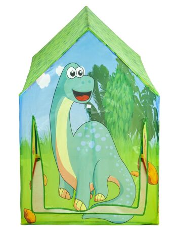 Tente de jeu - thème dinosaure - 70x95x100 cm - polyester