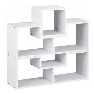 Armoire modulable - Etagère - blanc - 63x25x80 cm - Bibliothèque