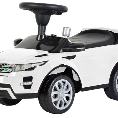 Voiture portée - Land Rover - 67 x 29 x 37 cm - blanc