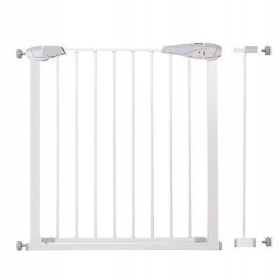 Stair gate without drilling - white - adjustable from 76 to 85 cm wide