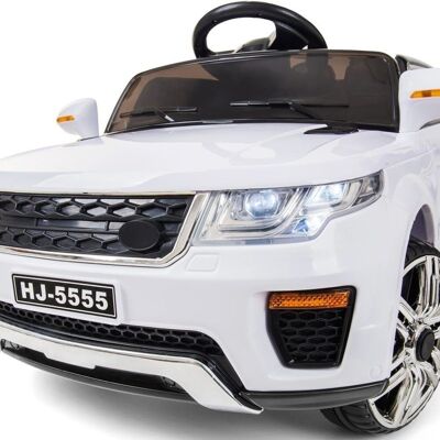 Electrically controlled children's all-terrain vehicle - white - 3.6 km/h