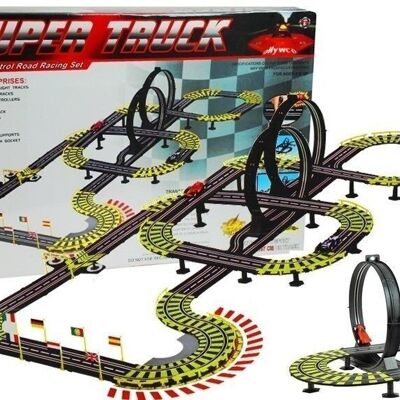 Piste de course électrique à deux voies - 12 mètres