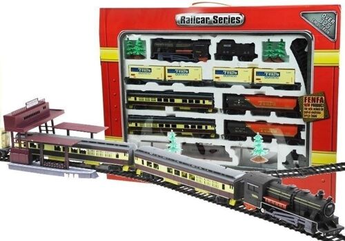 Elektrische speelgoedtrein met 6 wagons- complete treinset