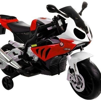 BMW S1000RR - motocicletta per bambini - controllata elettricamente - rossa