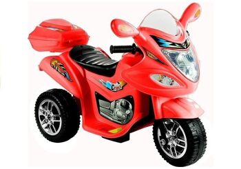 Moto tricycle à commande électrique rouge