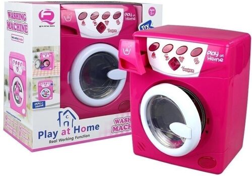 Compra Lavatrice giocattolo - 18,5x24 cm - con luci e suoni - rosa  all'ingrosso