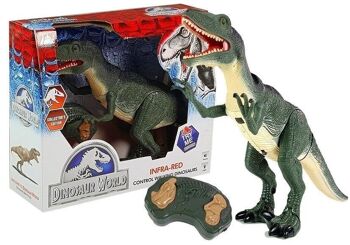 Dinosaure RC alimenté par batterie - Tyrannosaurus Rex avec sons