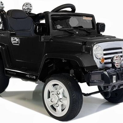 Black children's car - electrically controlled - 2.4Ghz remote control