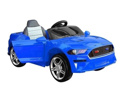 Elektrisch bestuurbare kinderauto met afstandbediening - blauw