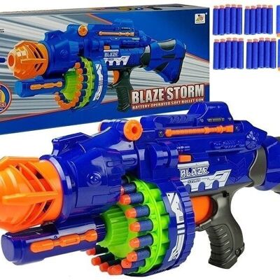 Blaze Storm - Mitragliatrice giocattolo NURF - 53 cm - Simil NERF