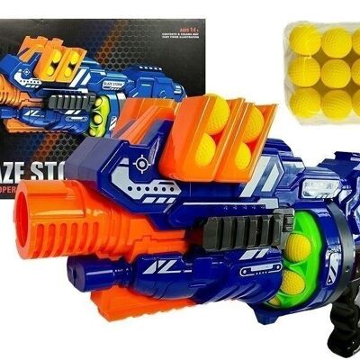 Spielzeug-NURF-Pistole – Softball-Pistole – mit 12 Schaumstoffbällen
