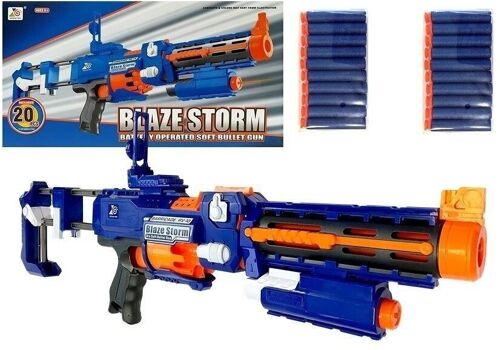 Blaze storm - NURF speelgoed geweer - rifle - 74 cm - 20 patronen