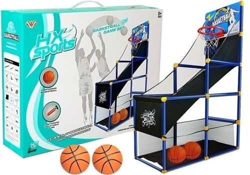 Mini basketbal set - oefenset met 2 basketballen - 142 cm