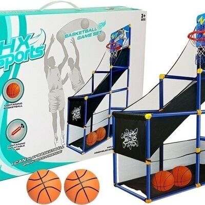 Mini-Basketball-Set – Übungsset mit 2 Basketbällen – 142 cm