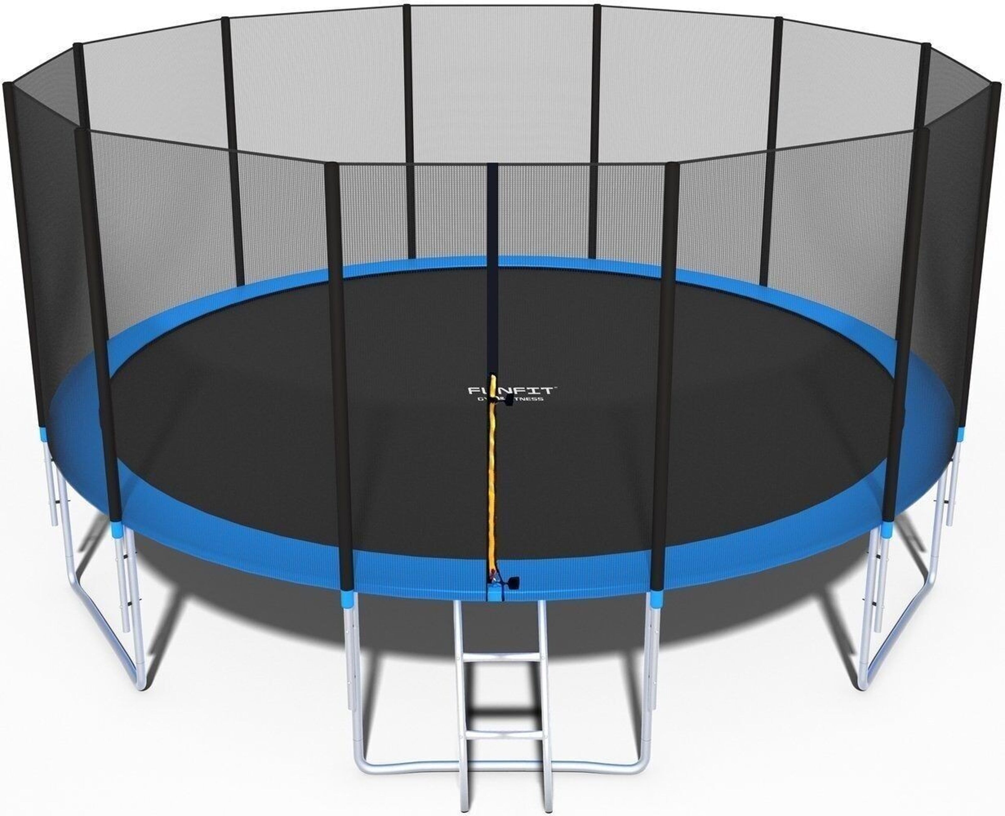 Kaufen Sie Trampolin 490 cm – mit Netz und Leiter – blau – bis 150 kg zu  Großhandelspreisen