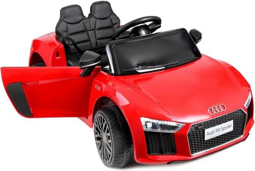 Elektrische kinderauto - Audi R8 Spyder - 2x35W - rood