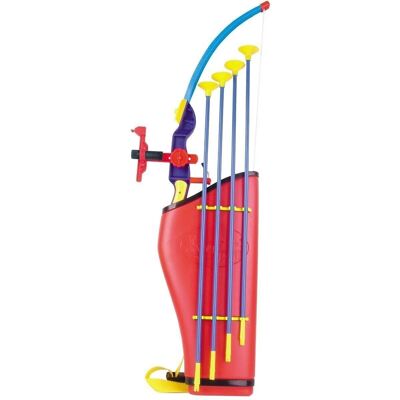 Arco y flecha de juguete para niños - 78 cm - con flechas con ventosa