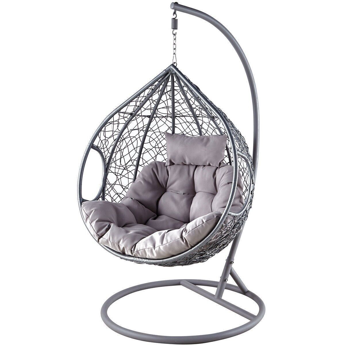 Buy wholesale Hanging chair cocoon gray rocking chair size XXL