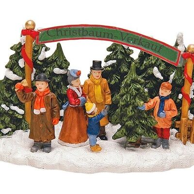 Soporte para árbol de Navidad de poli