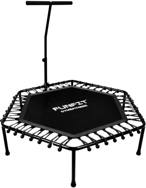 Fitness trampoline zwart - 130 cm