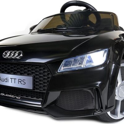 Audi TT RS - Kinderwagen - schwarz - elektrisch gesteuert - 3 km/h