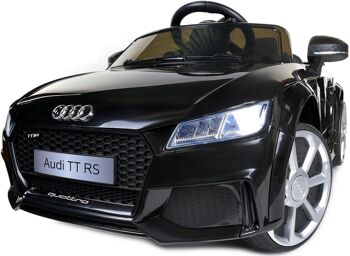 Audi TT RS - poussette - noire - commande électrique - 3 km/h