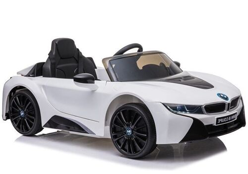 BMW I8 coupé - supercar kinderauto - elektrisch bestuurbaar - wit
