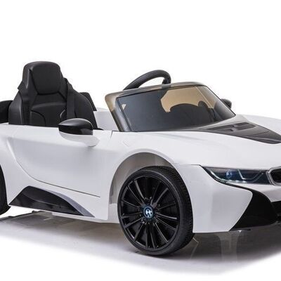 BMW I8 coupé - voiture pour enfants supercar - à commande électrique - blanche