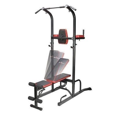 Weight bench sports bench with pull up bar - multifunctional - fully adjustable