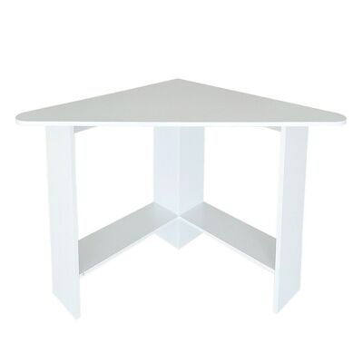 Scrivania ad angolo - scrivania in legno - 102x72x74 cm - bianco