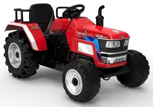 Elektrisch bestuurbare tractor met  en afstandbediening - rood
