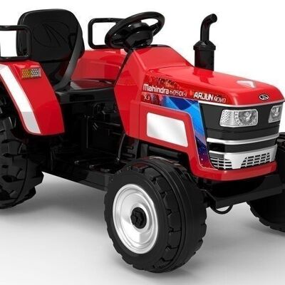 Electrically controlled tractor with remote control - red