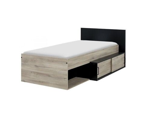 Houten bed - 90x200 cm met handige opberglade