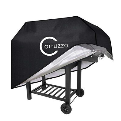 BBQ cover - barbecue cover Polyester - black - 124x65x110 cm
