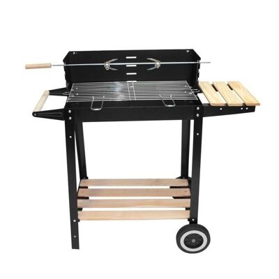 Barbeque with rotisserie grill and skewer - 86.5x82x41 cm
