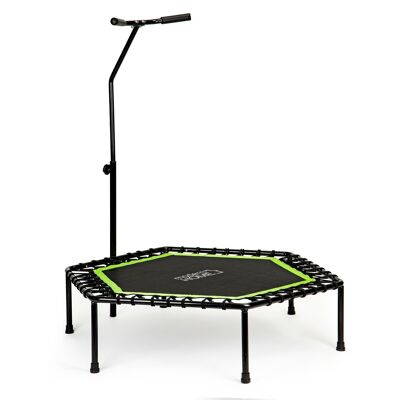 Fitness trampoline - Jumping Fitness - 125x104x28 cm - black/green