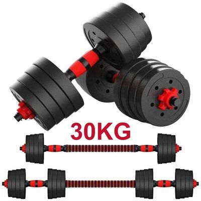 Adjustable dumbbells - barbell set - weight set - 30 kg