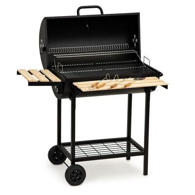 Barbecue with lid and warming rack - including thermostat - 104x68x94 cm