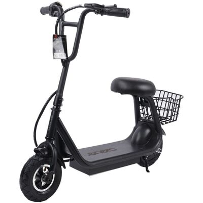Scooter eléctrico - 11 km/h - negro - scooter de camping