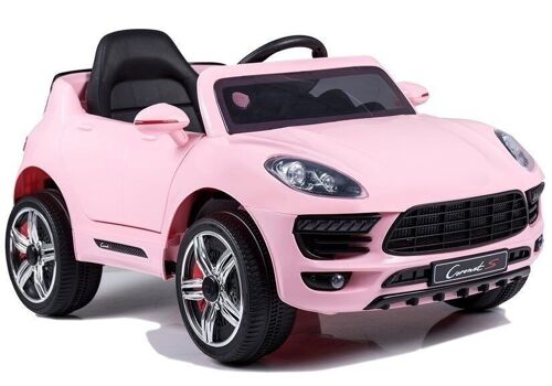 Elektrische kinderauto - roze - met afstandsbediening