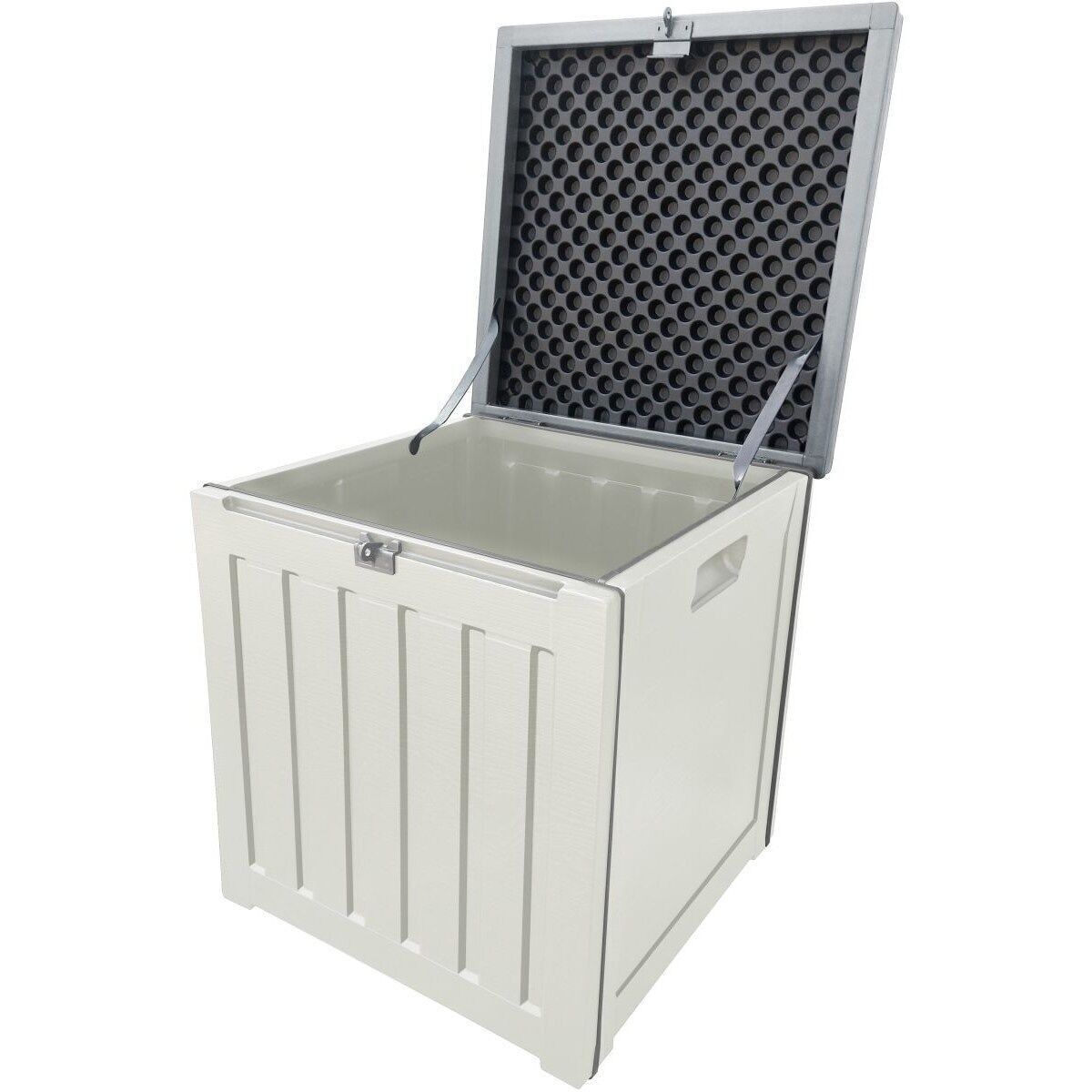 Box portaoggetti da giardino 76L con posti a sedere – 42,8x42,8x46,4cm – Box da giardino - Box con cuscino