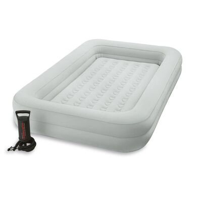 Intex children's airbed - 168x107x25 cm - inflatable mattress - with hand pump